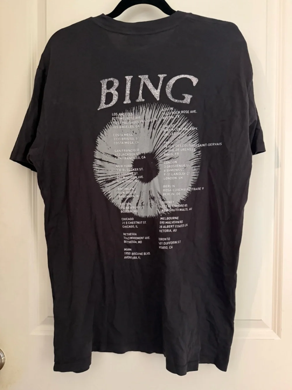 Anine Bing Walker Band Tee - size small - Picture 5 of 9
